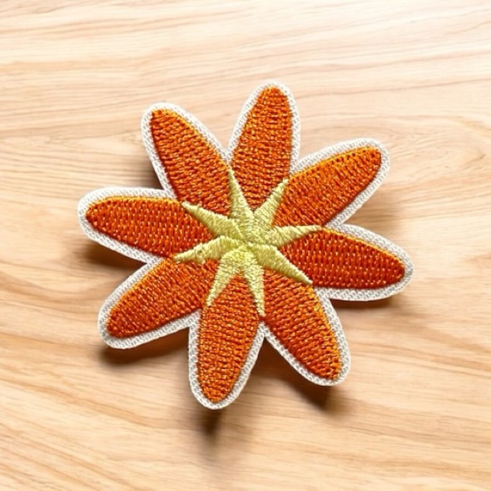 Embroidered Flower Patch